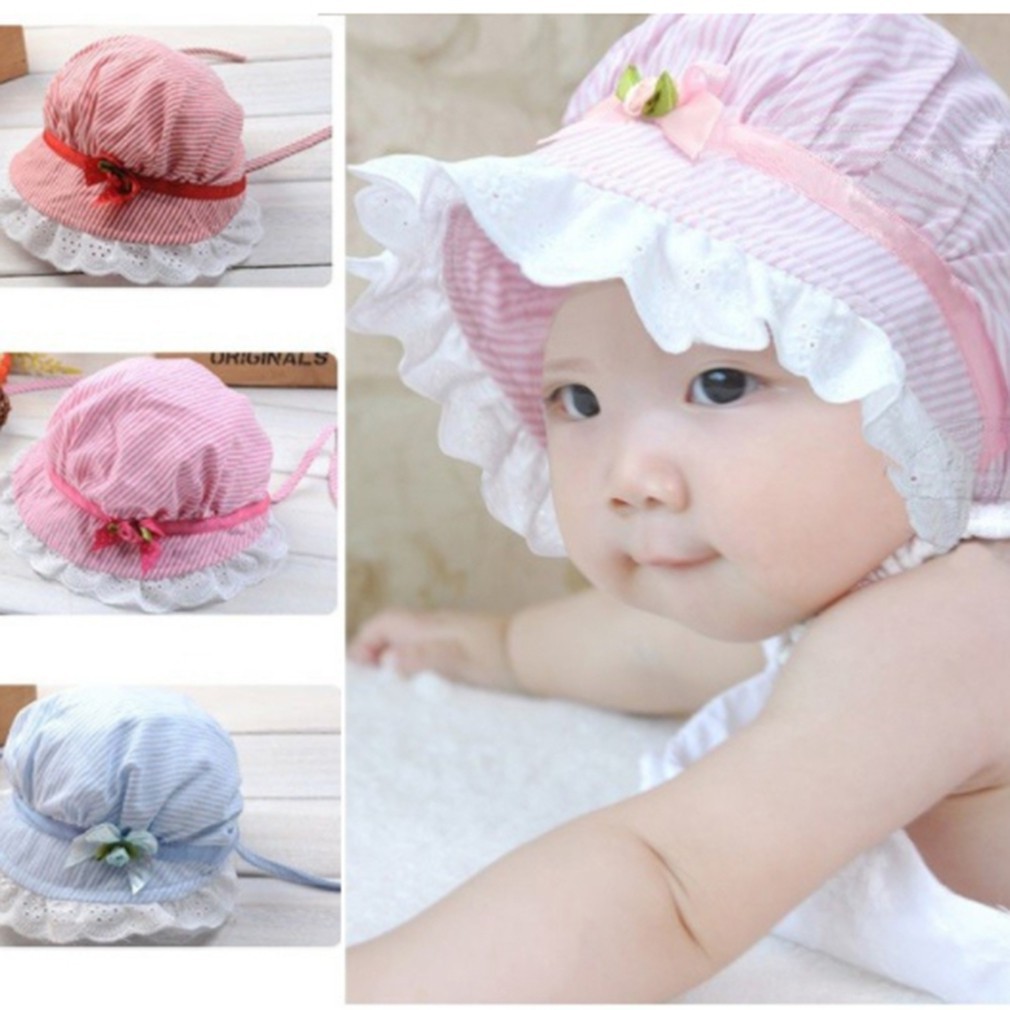 infant girl sun hat