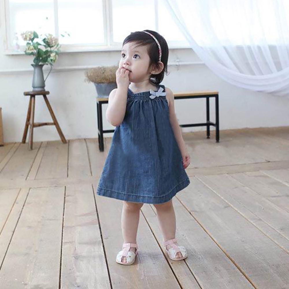 little girl jean dresses