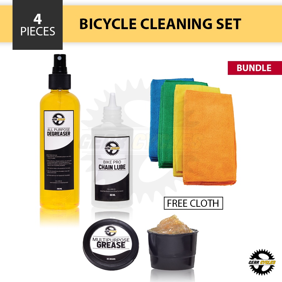 (BUNDLE) Gear Cycles Degreaser Chain Oil Lube Grease Grasa Mountain