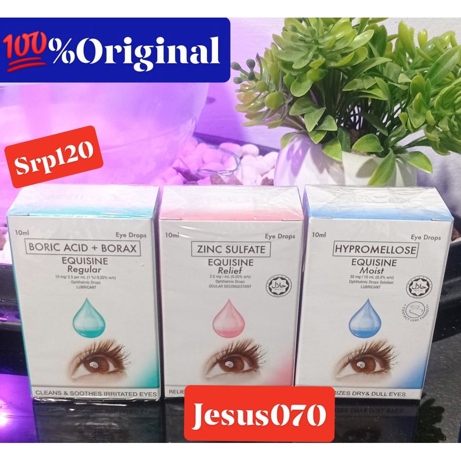 Equisine Eye Drops 10mL[ Relief Zinc Sulfate Moist Hypromellose