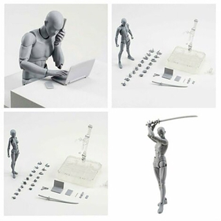 Ready Stock Drawing Figures For Artists Action Figure Model Human Mannequin Man Woman Kit Ocarina #4