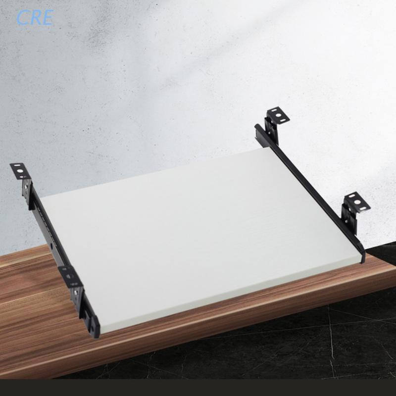 CRE Computer Keyboard Sliding Tray Under Desk Keyboards Drawer Stand