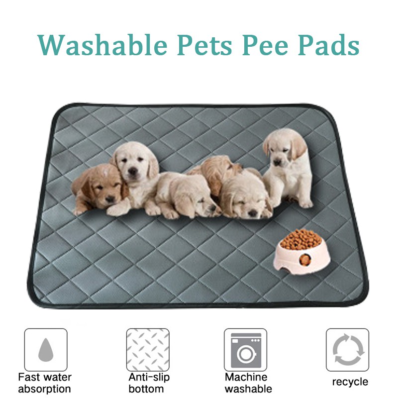 Pet Toilet Mat Dog Mats Washable Dog Pee Pads Non Slip Puppy Pad ...