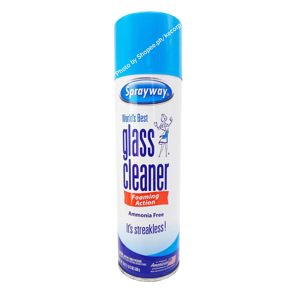 Sprayway Glass Cleaner Foaming Action 19 oz (1lb 3oz) 539g Shopee