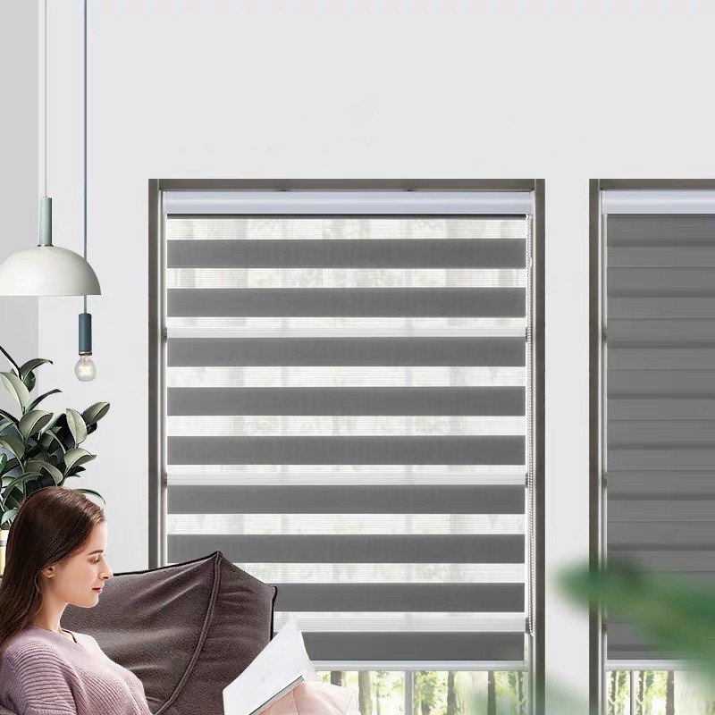 Duo Roller Blinds Plain Curtain roler blinds for the living room office home Shopee