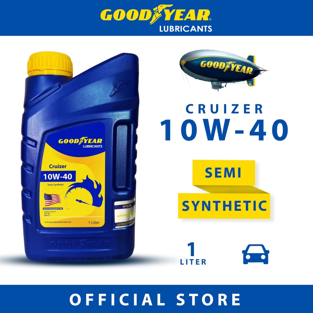 GOODYEAR Synthetic Blend CRUIZER 10W40 Gasoline Engine Oil (1 Liter