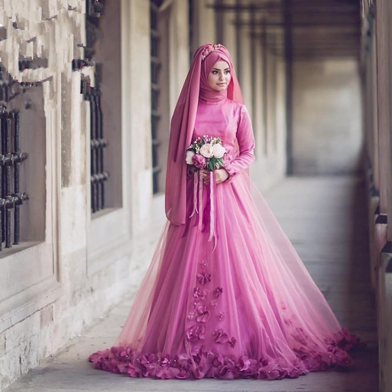 turkish hijab wedding dress