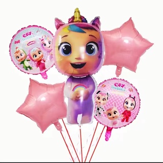 thumbnail image 2 of Toyland® 38\" BLUE Rainbow Unicorn Cat Foil Balloon - Party Decorations (CS94) 2 of 13