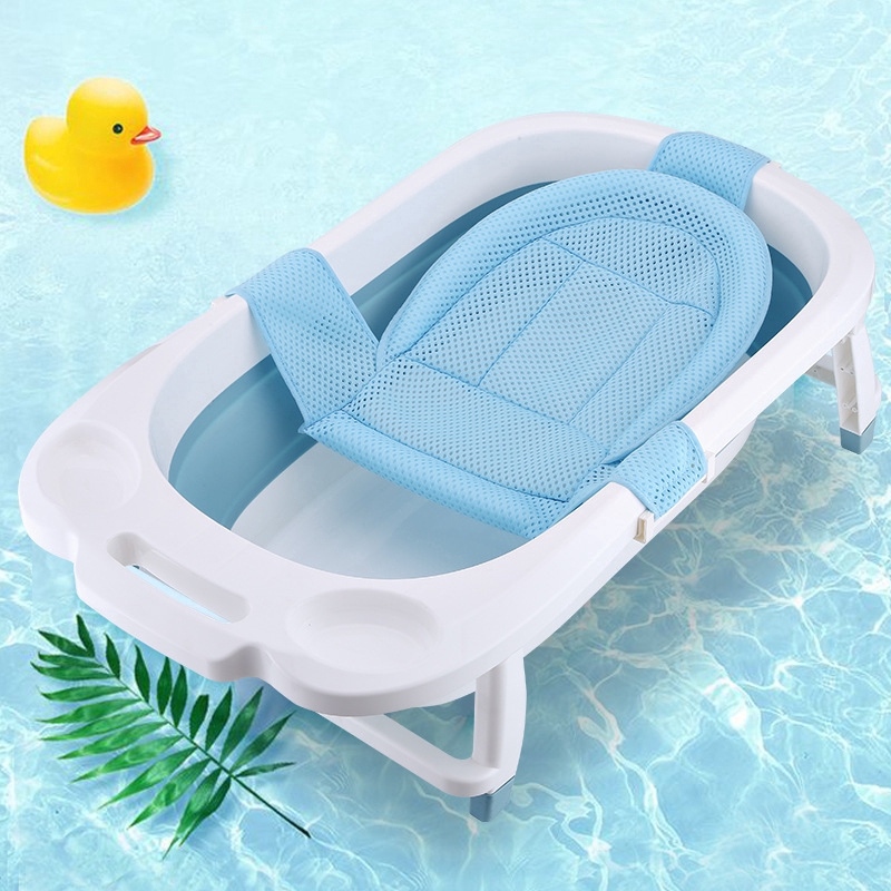 Baby Bath Seat Support Mat Newborn Bathtub Pillow Infant Anti-slip Soft 