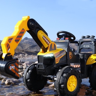 Children can ride on a fully automatic excavator toy car