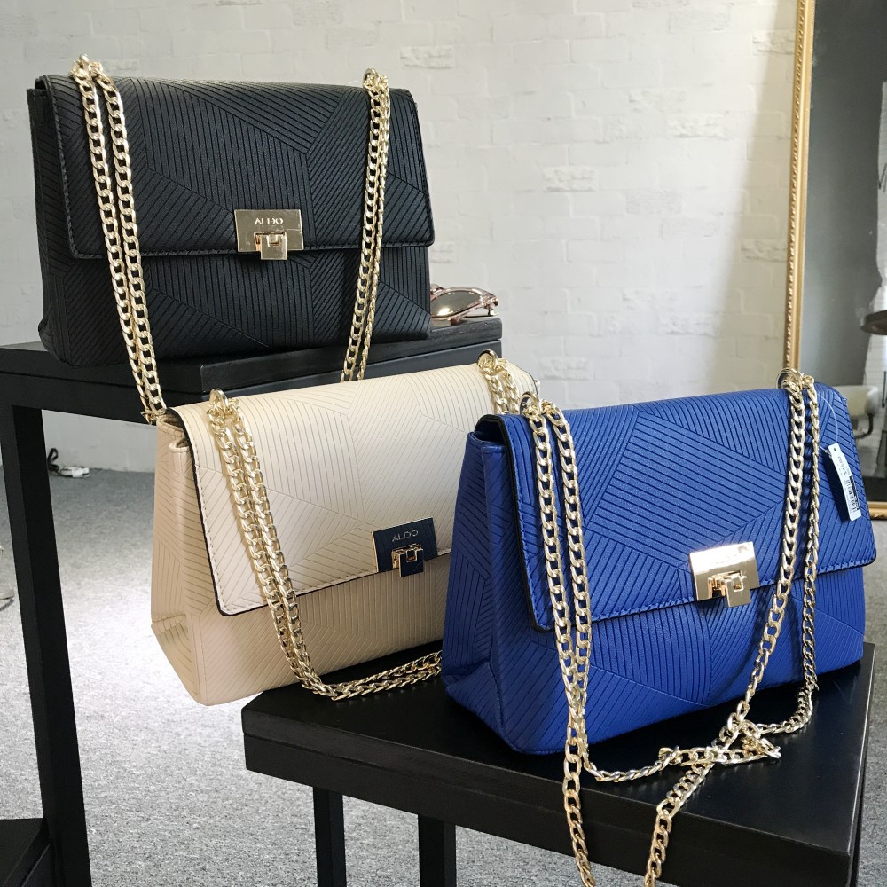 aldo blue handbag