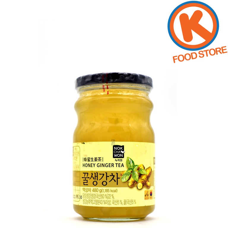 Nokchawon Honey Ginger Tea 480g Korean Foods Korean Products Korean Tea