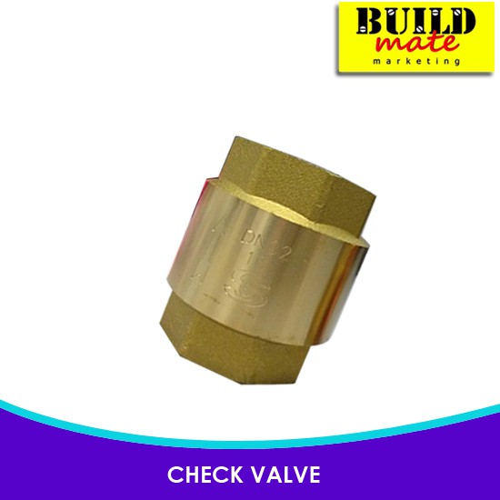Maxten Brass Check Valve 1/2" 3/4" Shopee Philippines