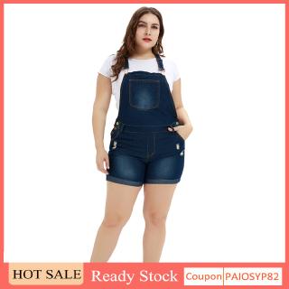 women's plus size bib overalls shorts