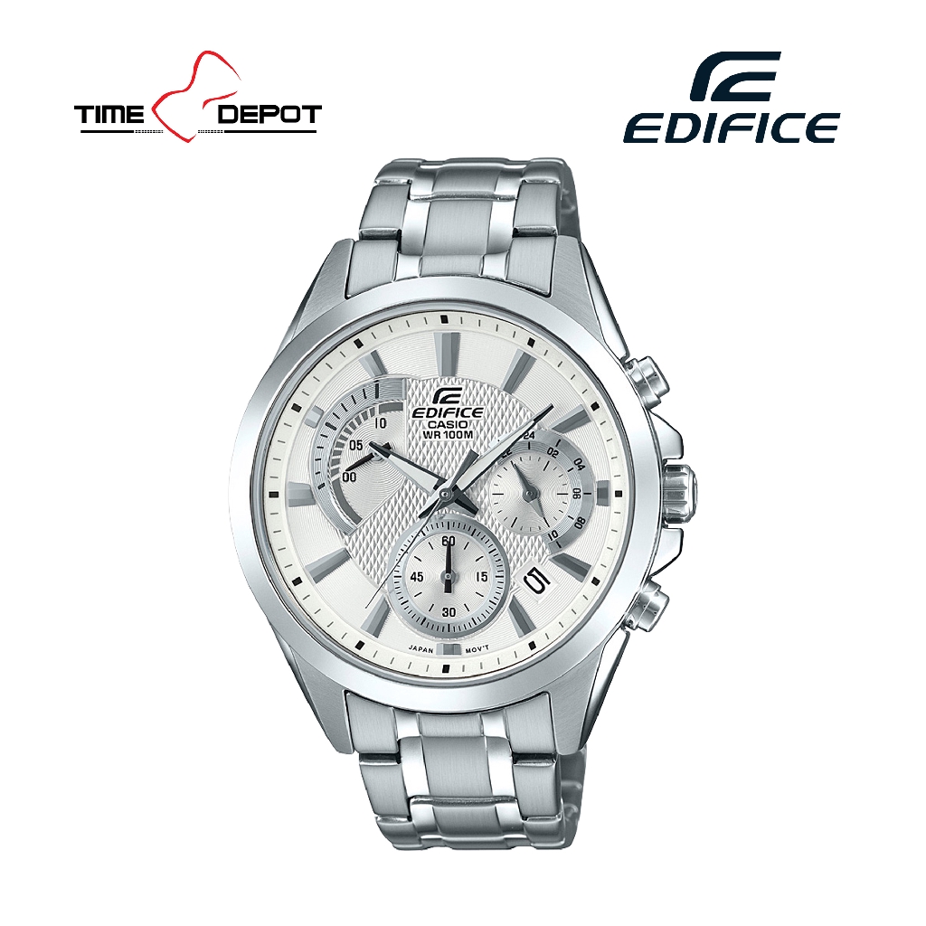 casio edifice stainless steel