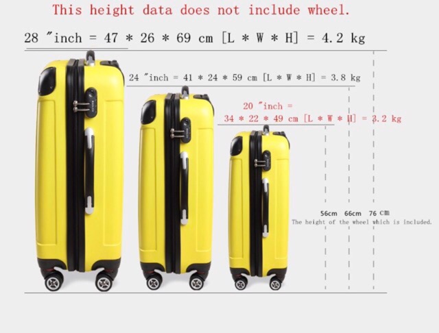 8 kg suitcase