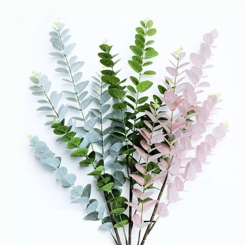 High Quality Plastic Eucalyptus Leaves Fake Plant Leaf /Artificial