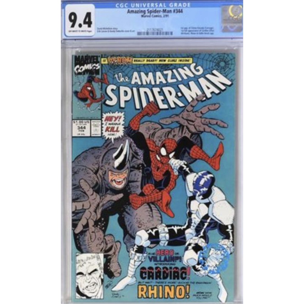 Amazing Spider-Man #344 CGC NM  1991 Comic | Shopee Philippines