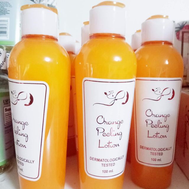 Authentic orange peeling lotion Shopee Philippines