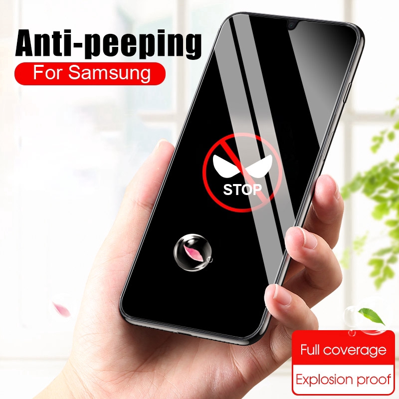 For Samsung Galaxy S10 S10+ S10e Privacy Tempered Glass Film Full Coverage AntiSpy Screen