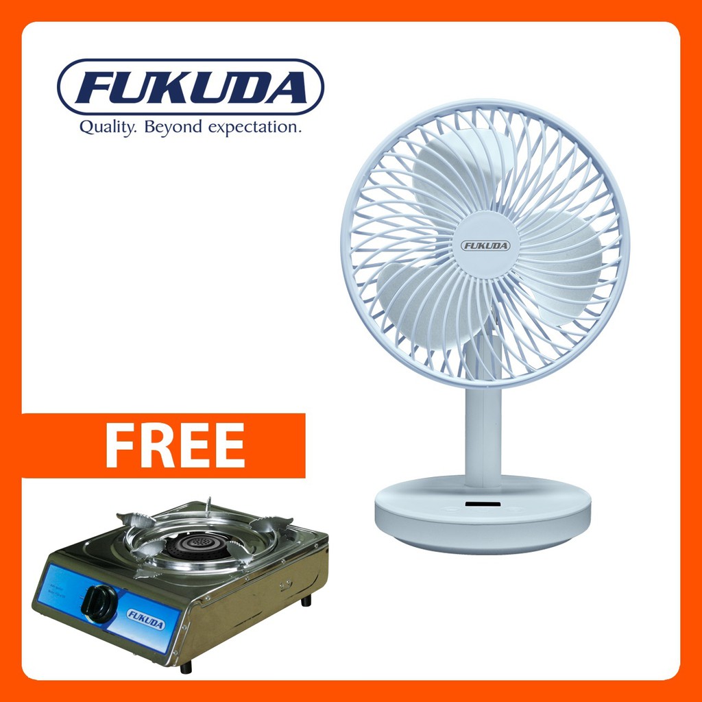 Fukuda Portable Rechargeable Desk Fan Cooling Mini Electric Fan