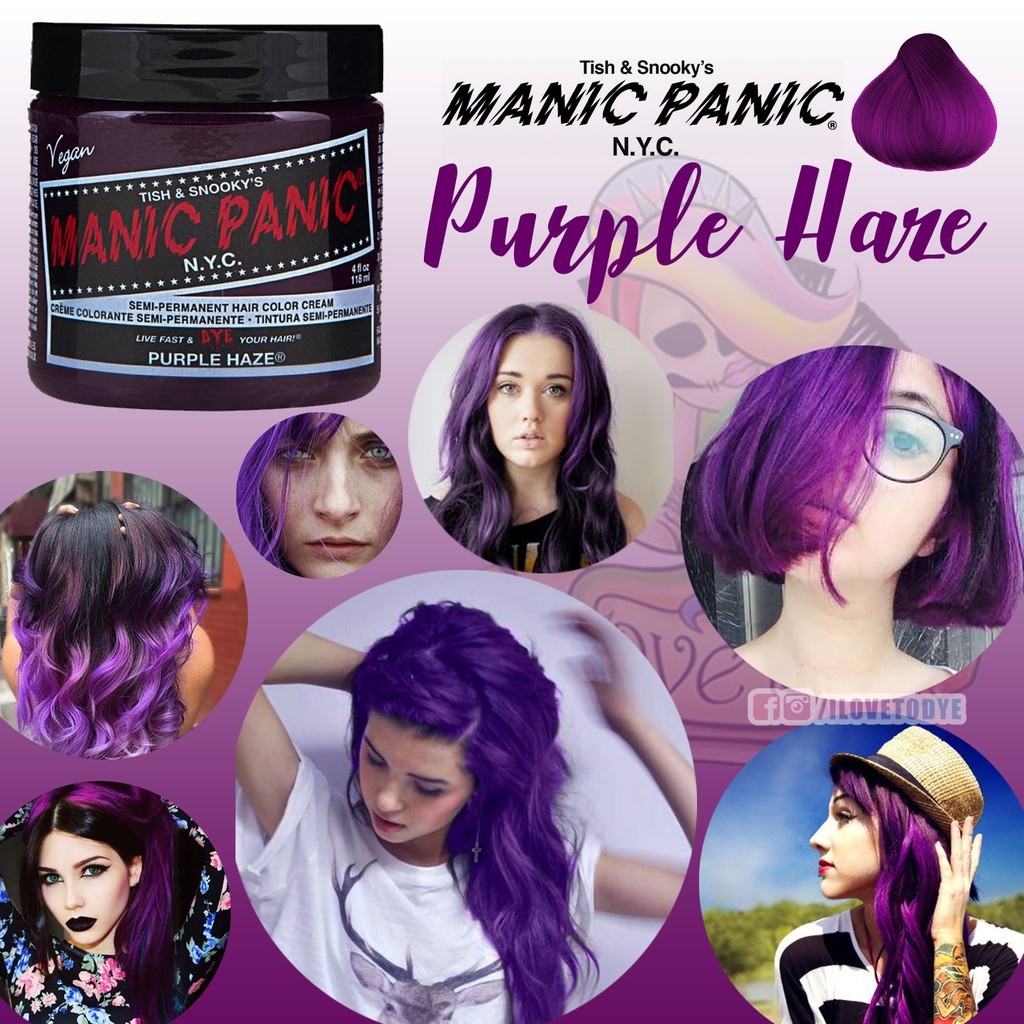 Purple Haze Manic Panic Hair Dye