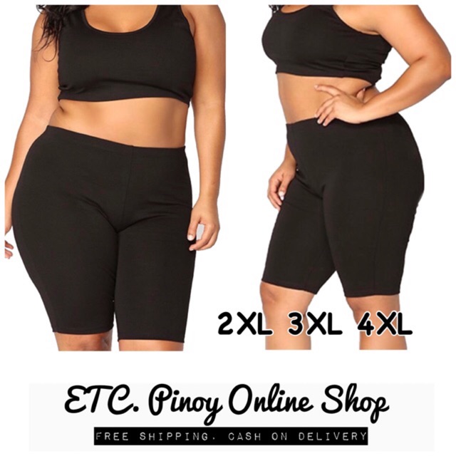 spandex biker shorts plus size
