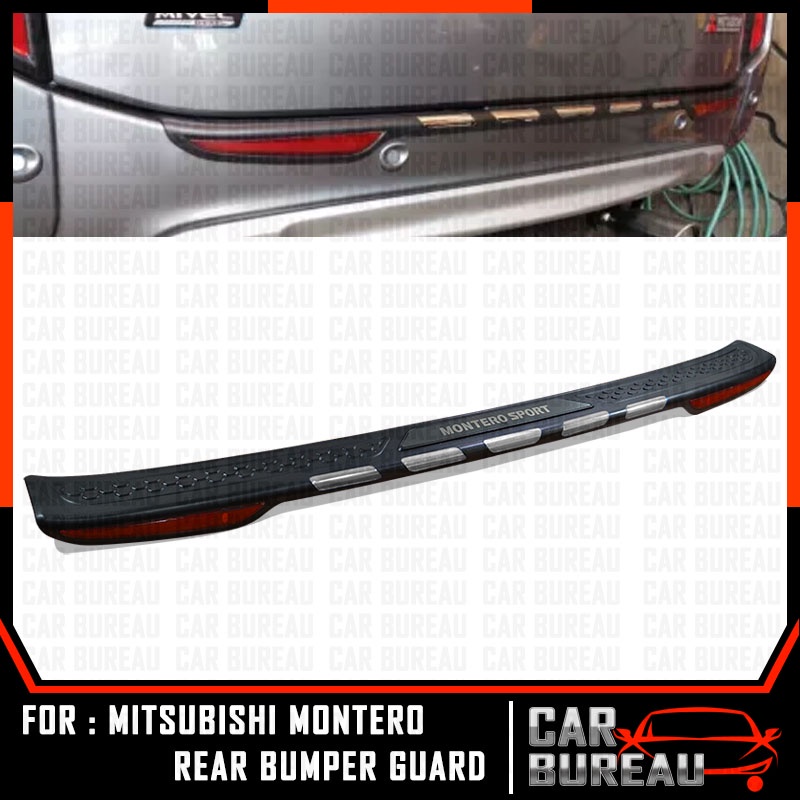 Mitsubishi Montero 2009 2015 Rear Bumper Guard Cover / Rear Step Sill