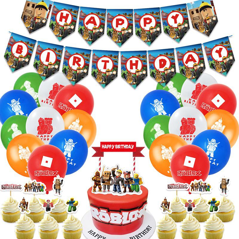 Birthday Cake Party Event Supplies Prices And Online Deals Home Living Oct 2020 Shopee Philippines - roblox party tags chalkboard roblox birthday roblox party favors roblox paty favor tags roblox birthday party favors printable tag