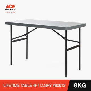 Lifetime 4ft. Folding Table (Dark Grey) #80612
