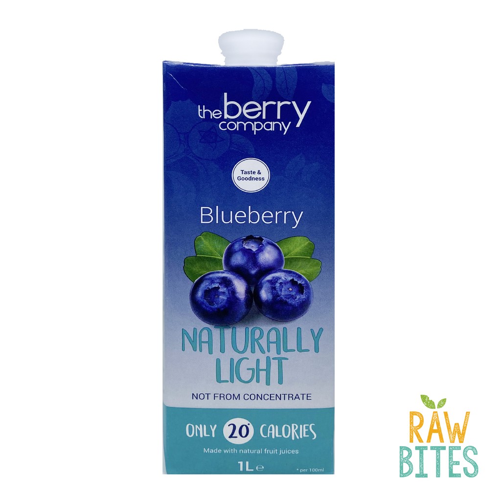 The Berry Company Naturally Light Blueberry Juice 1L | Shopee Philippines