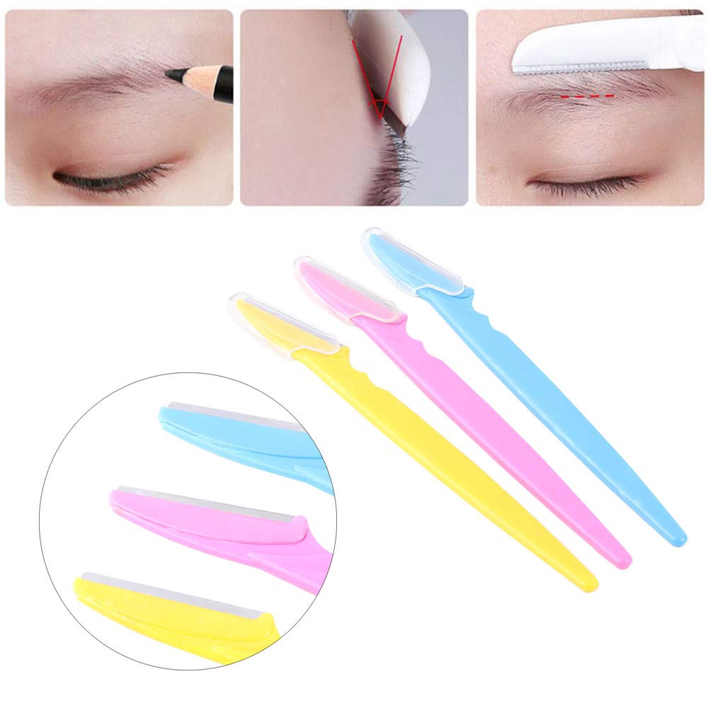 6Pcs Eyebrow Razor Trimmer, Shave Armpit Body Hair Remover Knife Tool, eyebrow trimmers Shopee