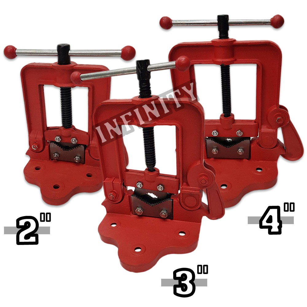 ELECTRA Heavy Duty Pipe Vise 2" 3" 4" Rotating Clamp Pipe Vise Shopee