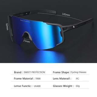 SWEET PROTECTION 4 Lenses Cycling Sunglasses Outdoor Sports Road Bike Glasses Cycling Glasse #6