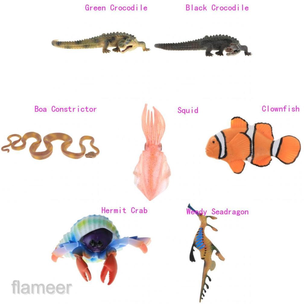 Flameer Sea Aquatic Animals Figures Stand Figures Ocean Animal Figurines Shopee Philippines