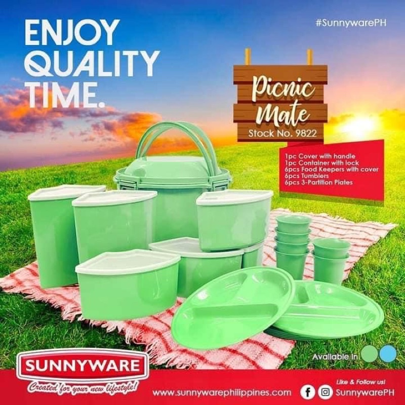 Sunnyware Picnic mate set 20 in 1 Shopee Philippines