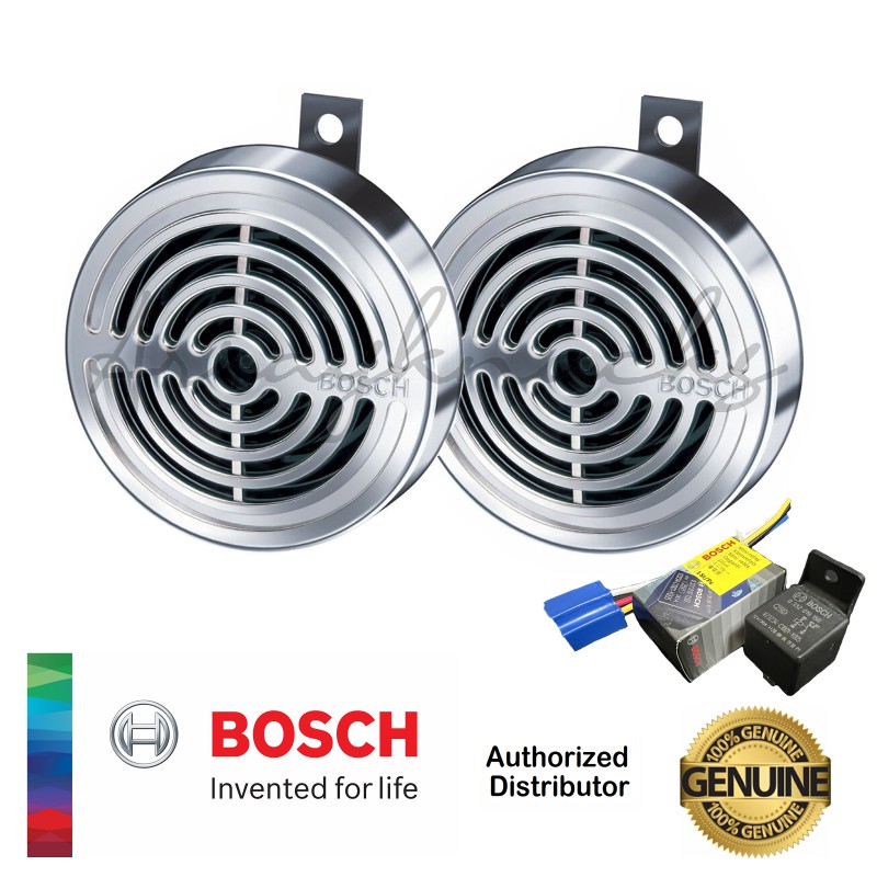 Bosch Europa Supertone Horn 12V/ 300375Hz Chrome Decorative Grill