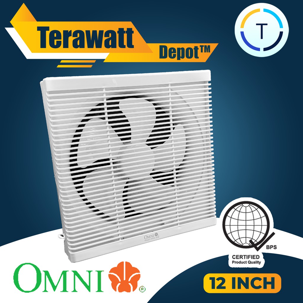 Omni Exhaust Fan Wall Mounted 12inch (XFW300) Shopee Philippines