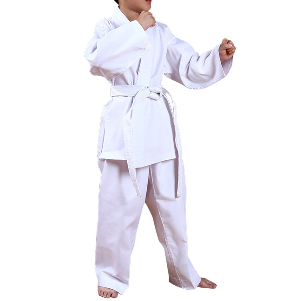 Red Student Karate Uniform Gi Child Adult Size Gear TKD Tae Kwon Do Supplies 