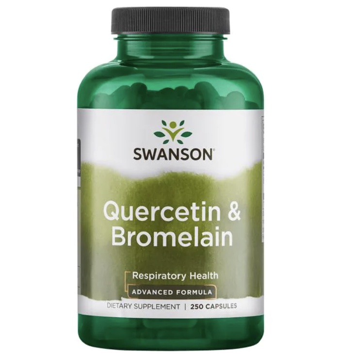 Swanson Quercetin & Bromelain (healthy respiratory function) 250caps