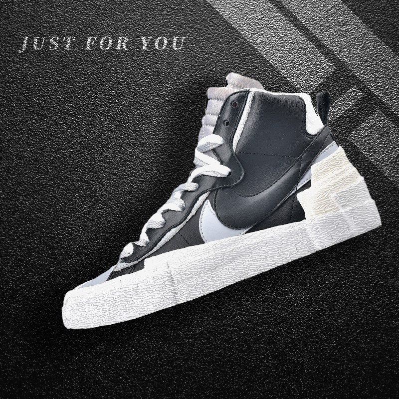 sacai x nike blazer black