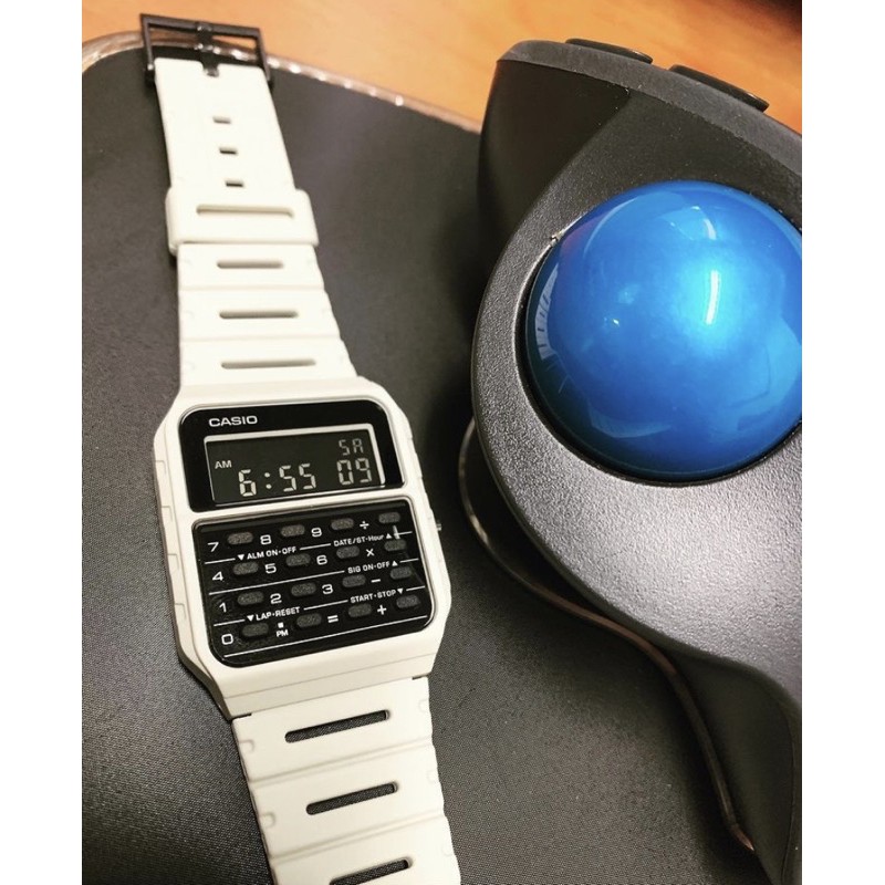 Casio Ca 53wf 8b Calculator Watch Ca53wf 8b Vintage Digital Quartz Ca53 Off White Shopee Philippines