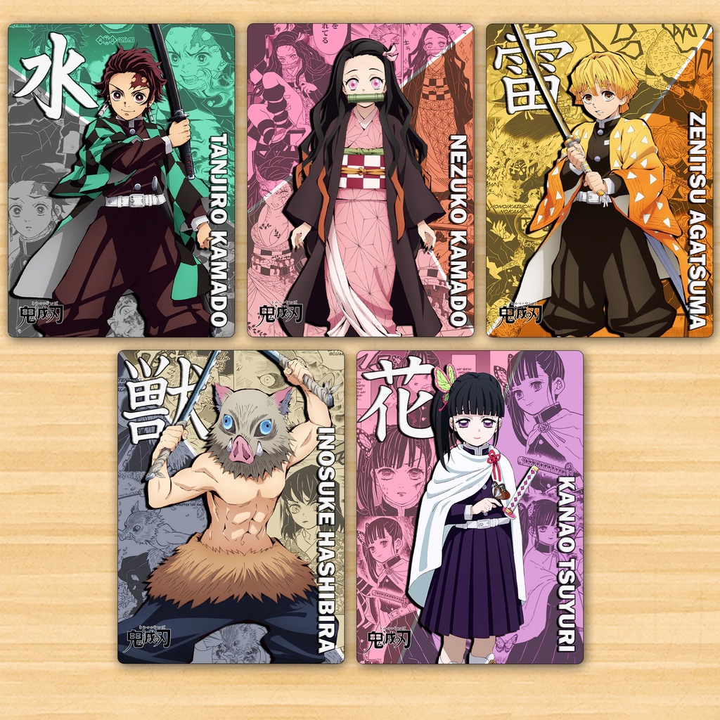 Demon Slayer Character Photocard [MANGA BG][SOLD PER PIECE] | Shopee ...