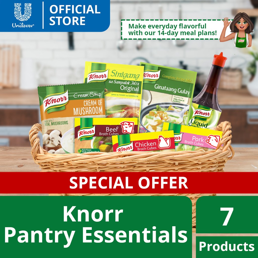 Knorr Pantry Essentials Bundle of 7 Products Shopee Philippines