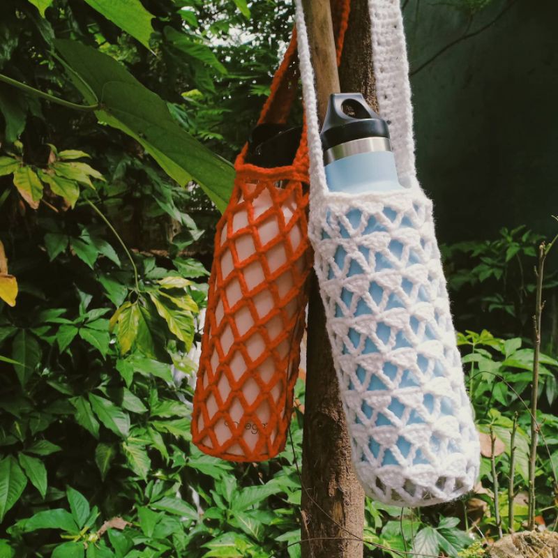 Water bottle Crochet holder (Isla and Crissa) Shopee Philippines