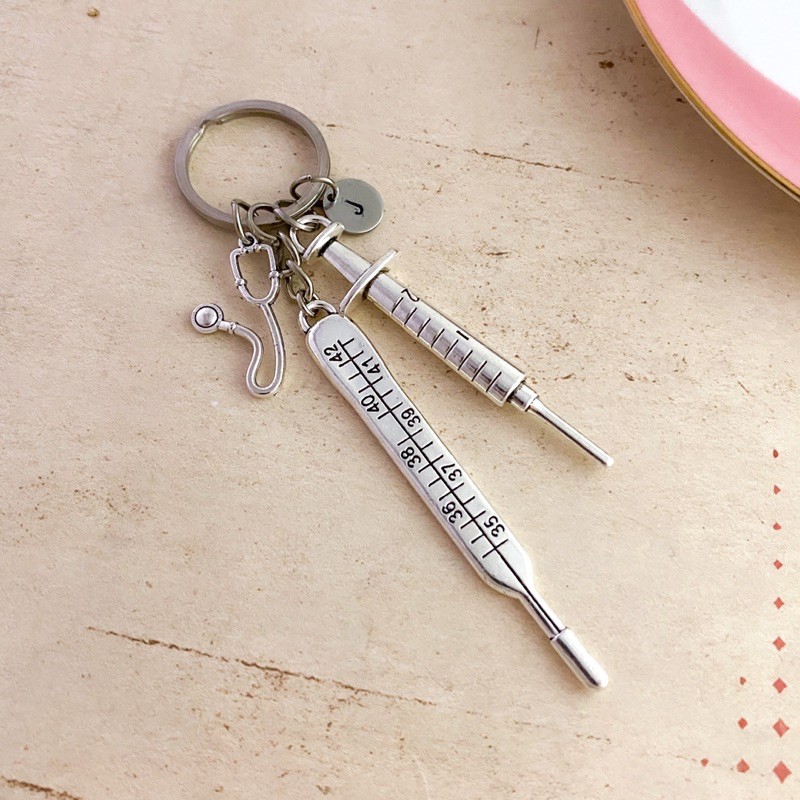 Medical Keychain • Thermometer Keychain • Injection Keychain • Doctor