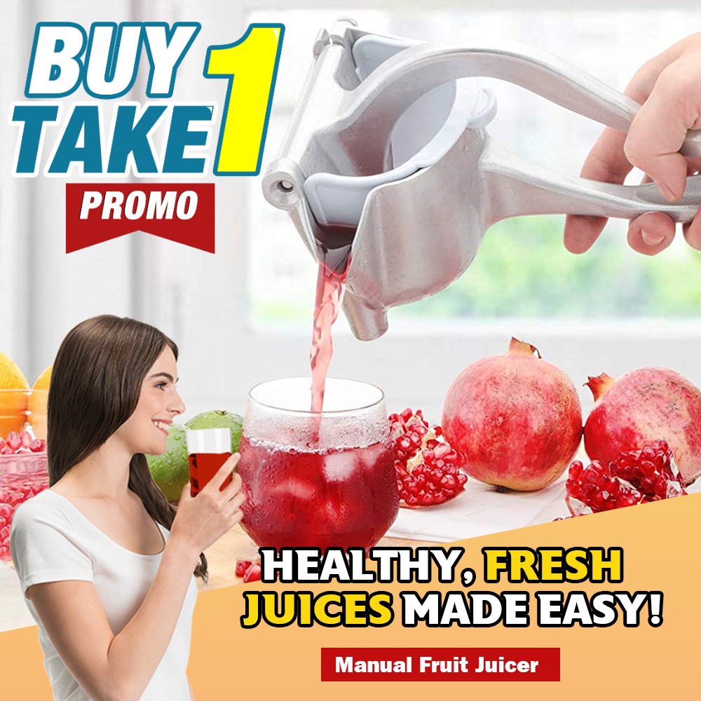 Buy 1 Take 1 Manual Fruit Juicer(Heavy Duty Handhold Press Fruit Juicer