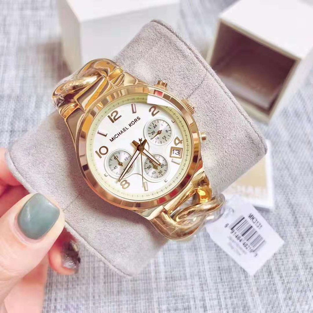 michael kors watches gold plated