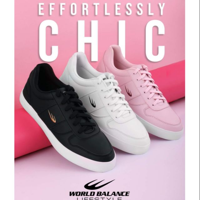 world balance white shoes for female