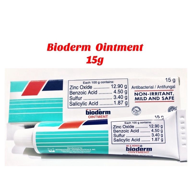 BIODERM OINEMENT CREAM 15G by Dr. S Wong, Anti Fungal/Antibacterial